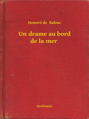 cover image of Un drame au bord de la mer